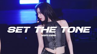 4K FANCAM 240822 Aespa 에스파 Karina 카리나 2024 THE FACT MUSIC AWARDS  Set The Tone 직캠 [upl. by Maleen]