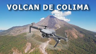 Volcán de Colima y la barranca Montegrande a vista de drone 🛸 [upl. by Yezdnil]