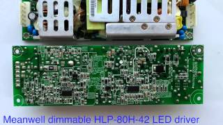 Meanwell dimmable HLP 80H 42 LED driver power supply  kutopcom [upl. by Deni794]