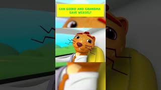 Sports Car Chase  Baby Truck  Geckos Garage  Kids Songs [upl. by Selima629]