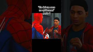 Miles da um soco em Peter parte 1 spiderman homemaranha ps4 ps5 playstation [upl. by Grata]