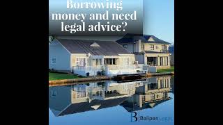 Borrowing money and need legal advice [upl. by Ettenor445]