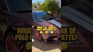 Polo G’s new CORVETTE 👀🤷🏽‍♂️😍 polog hiphop rap [upl. by Eladroc260]