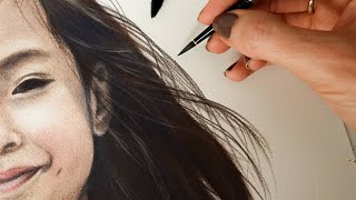 How to Draw Realistic Portraits with WATERCOLOR PENCILS  StepbyStep Tutorial [upl. by Lawtun512]