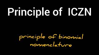 Principles OF ICZN🐢 Part1 Biosystamatics and taxonomy Msc1st sem [upl. by Nasas72]