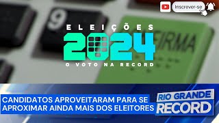 Em busca do voto reta final de campanha na capital [upl. by Ahsinak]