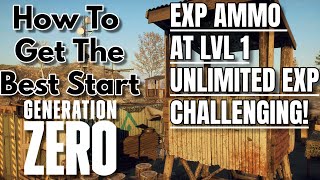 HOW TO GET THE BEST START IN GENERATION ZERO  Base Building Edition [upl. by Gollin525]