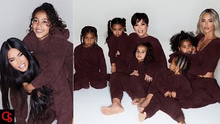 Kardashians Christmas Card Photoshoot  2021 [upl. by Aserehc911]