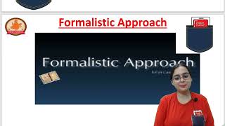 Formalistic Approach  English Literary Theory  Preeti Mandyal  MPhill PHD  NTA 2024 [upl. by Adnarym]