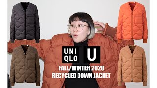 UNIQLO U RECYCLE DOWN JACKET REVIEW [upl. by Anaes556]