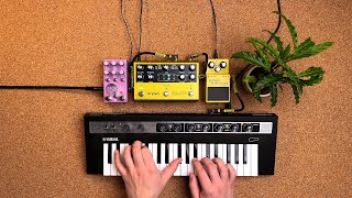 Yamaha Reface CP Boss SD1 Strymon Volante and Chase Bliss Mood MK2  Distorted Lullaby [upl. by Fisken271]