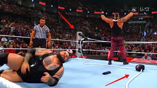 WTH Bronson Reed amp Braun Strowman Break The Ring [upl. by Kohsa]