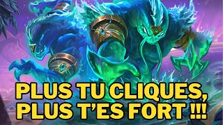 PLUS TU CLIQUES PLUS TES FORT   Hearthstone Battlegrounds Top Europe [upl. by Esta453]