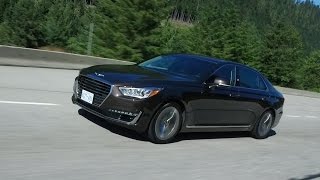 2018 Genesis G90 Test Drive Review  Can it compete with the 7 Series and Mercedes SClass [upl. by Portuna]