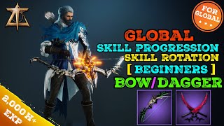 Throne And Liberty Bow Dagger Skill Progression and Rotation Full Showcase [upl. by Annie]