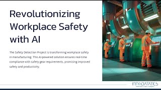 AI Powered Workplace Safety Monitoring System [upl. by Selrhc]