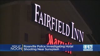 Bystander Inside Roseville Hotel Hit By Bullet After Shooting In Parking Lot [upl. by Vinna826]