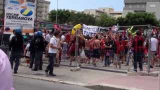 TRAPANIVIRTUS LANCIANO TIFOSI ARRIVATI ALLO STADIO [upl. by Ahsot658]