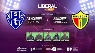 PAYSANDU 1 X 0 BRUSQUE  BRASILEIRÃO SÉRIE B 2024  AO VIVO E COM IMAGENS DO ESTÁDIO [upl. by Erickson480]