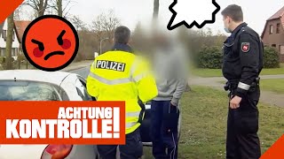 quotIch raste gleich ausquot AGGRESSIVER Fahrer verweigert Drogentest 13 Kabel Eins Achtung Kontrolle [upl. by Fiden]