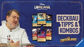 Tipps für Deckbau und KartenKombos vom Experten  „Disney Lorcana TCG Die Tintenlande“ [upl. by Annekahs]