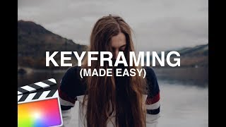 KEYFRAMING IN FINAL CUT PRO MADE EASY [upl. by Mccreery]