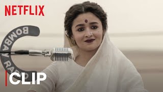 Alia Bhatts Speech In Azad Maidan  Gangubai Kathiawadi  Netflix India [upl. by Russ]