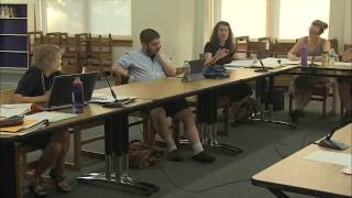 Vergennes School Board Meeting August 17 2016 [upl. by Nylyram750]