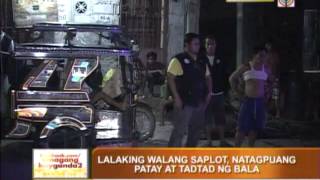 Man shot dead in Taguigs Maharlika Village [upl. by Kciremed]