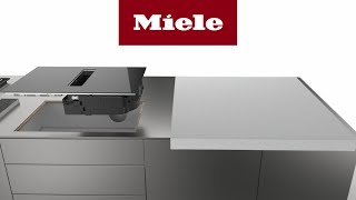 Induction hobs KMDA 7272  7473 FLU in recirculation mode  Installation I Miele [upl. by Weidner]