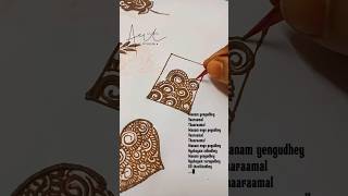 Thanks for watchingmehndi hennaartist trending shortshennadesign passion [upl. by Niamrahc]