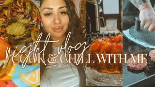 NIGHT VLOG Cook amp Chill SAHM [upl. by Irol]