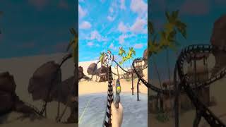 ROLLER COASTER Best Shooting Experience  Oasis Level in VR  Epic Roller Coasters Short video [upl. by Myrt]