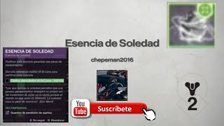 Esencia de Soledad quotArmadura Guantes de Perdición de sueñosquot Destiny 2 DLC Shadowkeep [upl. by Nosnibor112]