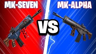 Fortnite MKSeven VS MKAlpha [upl. by Astiram]