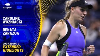 Caroline Wozniacki vs Renata Zarazua Extended Highlights  2024 US Open Round 2 [upl. by Ssitruc]