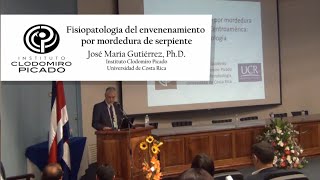 Fisiopatología del envenenamiento  Dr José María Gutierréz [upl. by Edia]