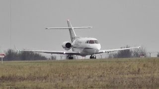 Hawker takeoff Prague Airport LKPR [upl. by Averir]