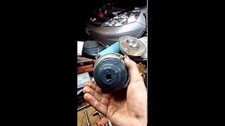 20052009 Toyota Sienna oil filter change [upl. by Zimmermann]