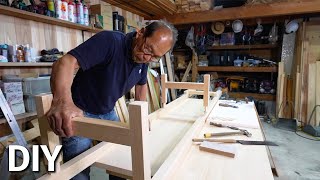 I Cant Build a Bench More Beautiful Than This Carpenter’s DIY [upl. by Mattson500]