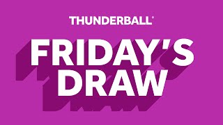 The National Lottery Thunderball draw results from Friday 01 November 2024 [upl. by Wells]