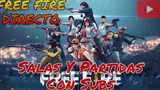 Free Fire directo SALAS En Vivo🌹🔴 [upl. by Eudo]