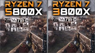 Ryzen 7 5800X vs Ryzen 7 3800X Benchmarks – 15 Tests 🔥 [upl. by Prissie]