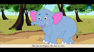 Ellie the elephant  Children Rhymes [upl. by Elokkin]