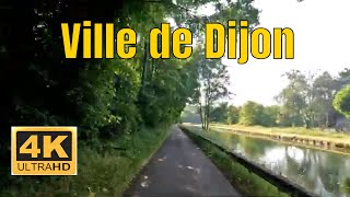 Ville de Dijon 4K  Driving French region [upl. by Jet]