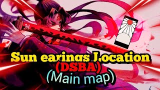 Sun earings Location  requirements DSBA main map demon slayer burning ashes [upl. by Aznarepse]