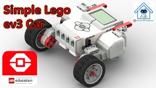 3 minutes build lego mindstorm ev3 car robot design with steps houseofrobots lego legorobotics [upl. by Suissac]