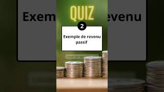 Exemple De Revenu Passif Quiz 2 commentgagnerdelargentsurinternet revenuspassifs revenusenligne [upl. by Sanyu528]