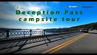 Deception Pass state park campsite tour [upl. by Yeznil479]