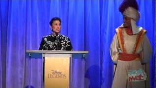 Lea Salonga singing voices of Jasmine Mulan accepts Disney Legends award at the 2011 D23 Expo [upl. by Guthry]